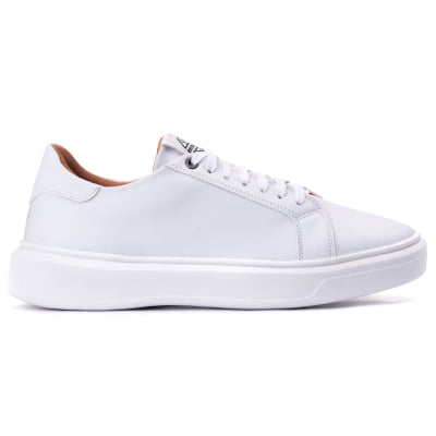 Sapatenis Tenis Casual Masculino Branco Original Adulto