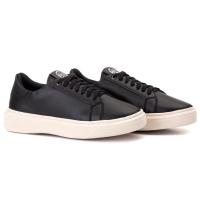 Sapatenis Tenis Casual Masculino Preto Original Adulto